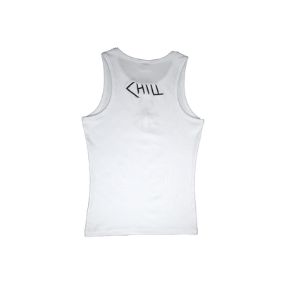 CHILL "spider" Tank Top white